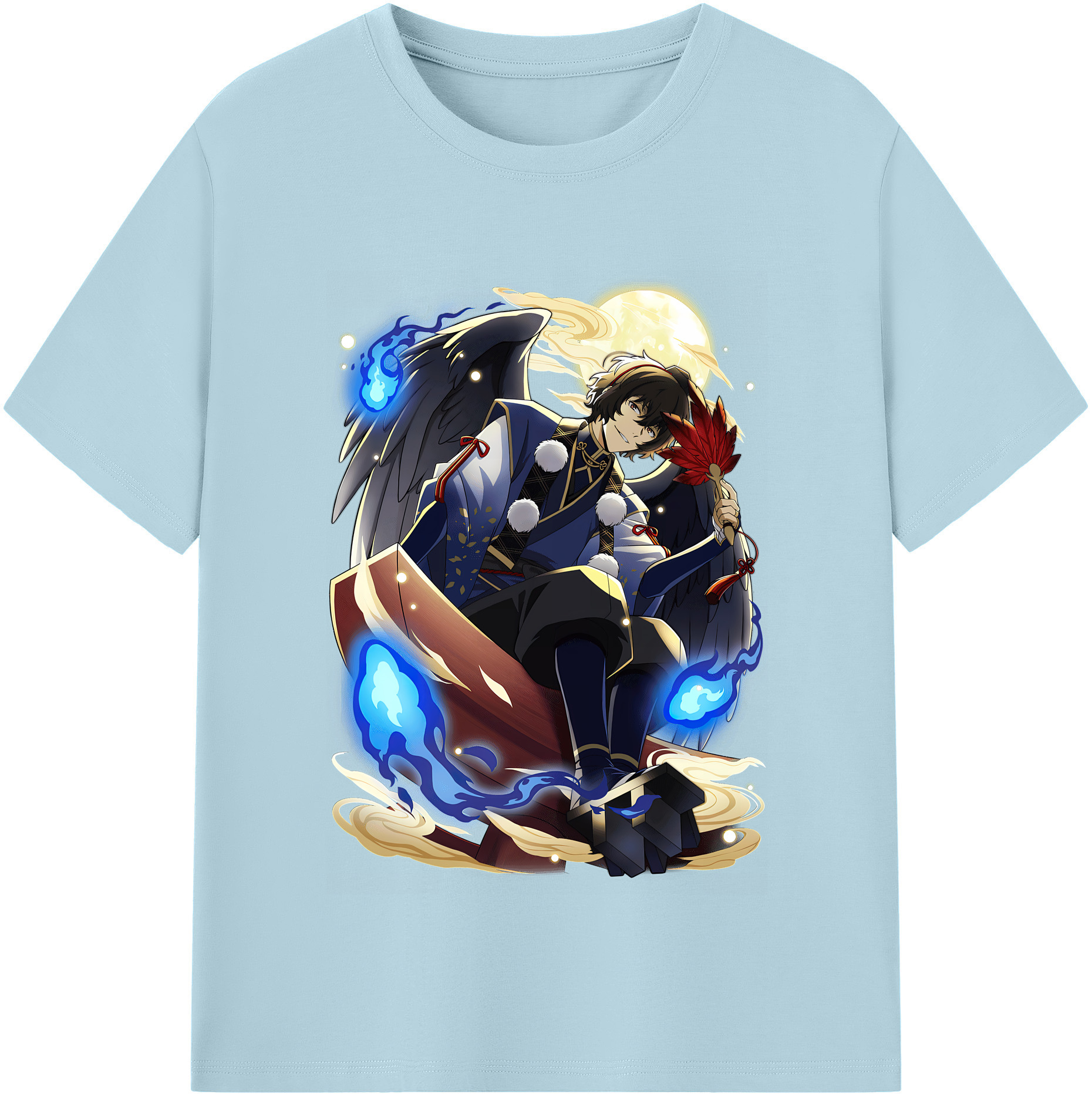 （画像用） 文豪ストレイドッグス Bungo Stray Dogs 綿100％半袖Tシャツ（フロントプリント）
